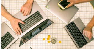 people sharing files on computers